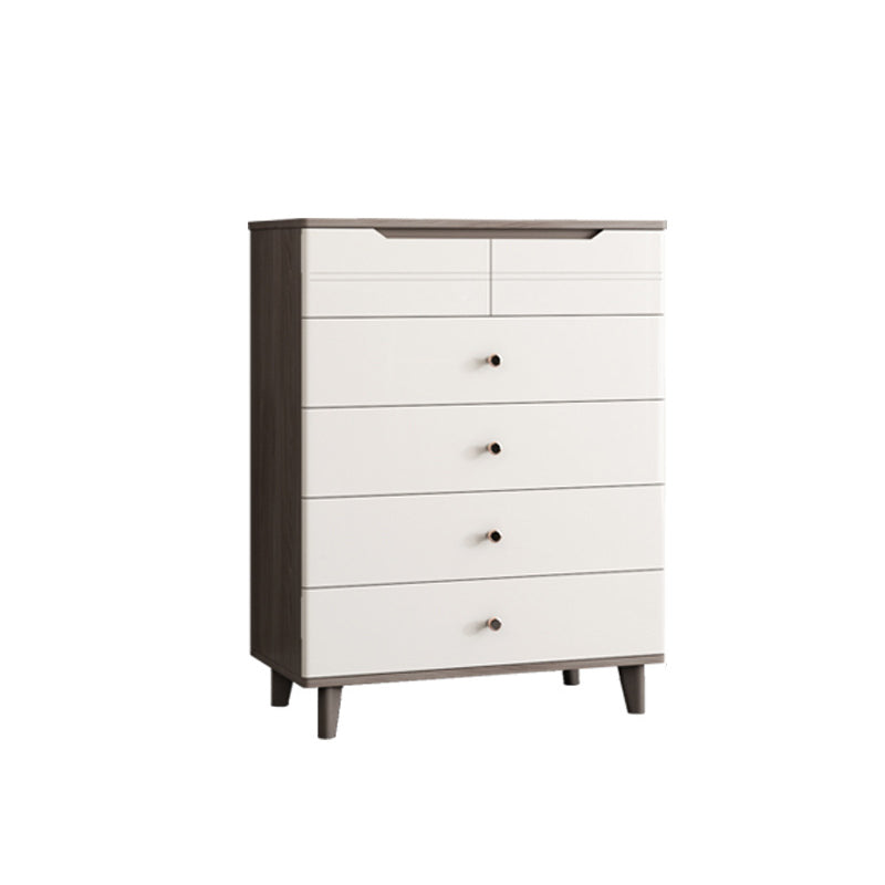 Rectangle Wooden Chest, Contemporary Accent Chest with Drawers