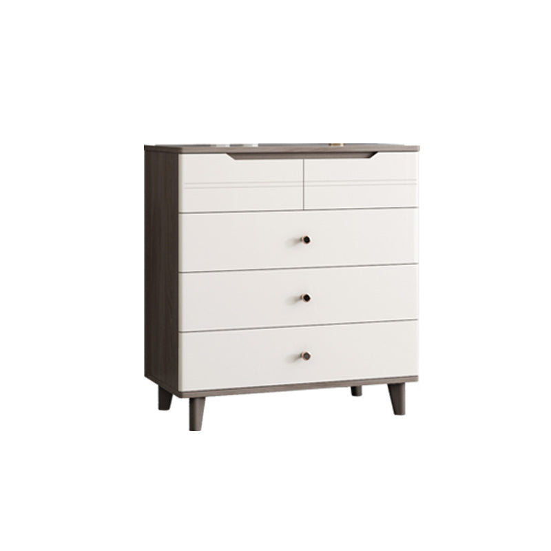 Rectangle Wooden Chest, Contemporary Accent Chest with Drawers