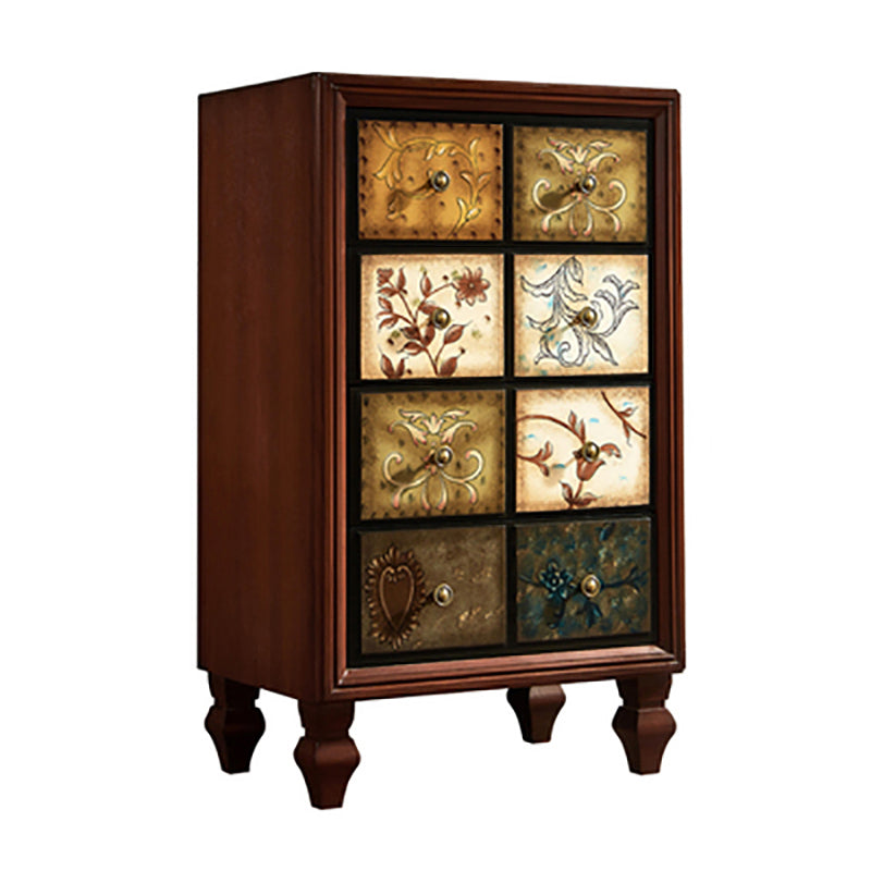 Contemporary 23.62'" Wooden Chest, Rectangle Accent Chest with Drawers