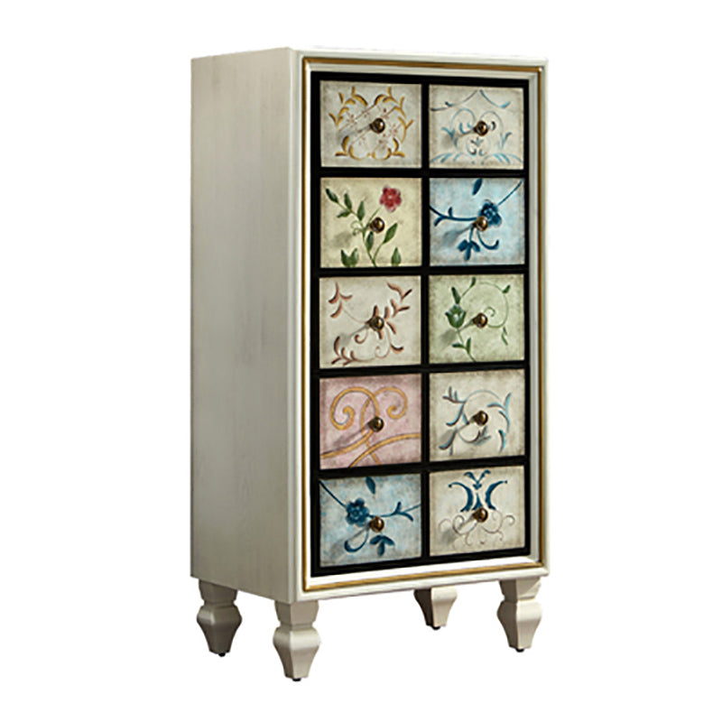 Contemporary 23.62'" Wooden Chest, Rectangle Accent Chest with Drawers