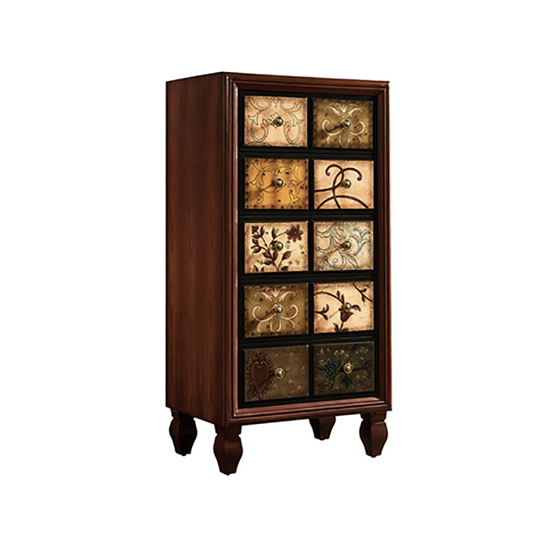 Contemporary 23.62'" Wooden Chest, Rectangle Accent Chest with Drawers