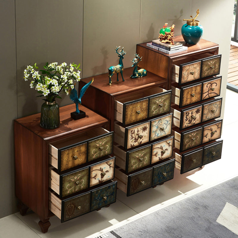 Contemporary 23.62'" Wooden Chest, Rectangle Accent Chest with Drawers