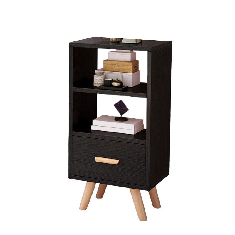Contemporary 32.3"Tall 1 - Drawer Accent Chest, Wooden Rectangle Cabinet with 2 Shelves