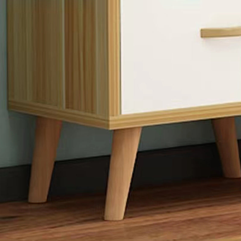 Contemporary 32.3"Tall 1 - Drawer Accent Chest, Wooden Rectangle Cabinet with 2 Shelves
