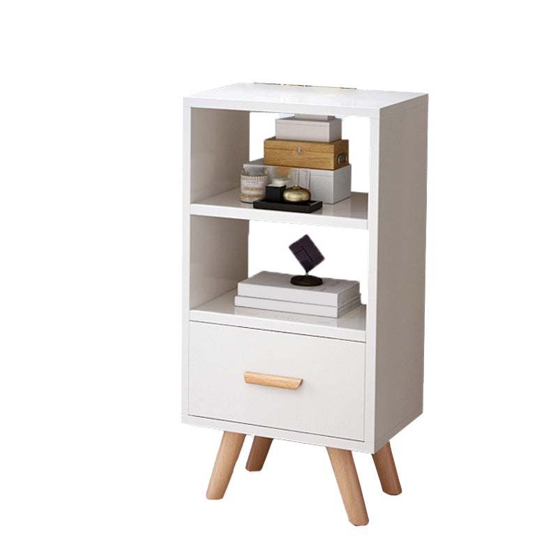 Contemporary 32.3"Tall 1 - Drawer Accent Chest, Wooden Rectangle Cabinet with 2 Shelves