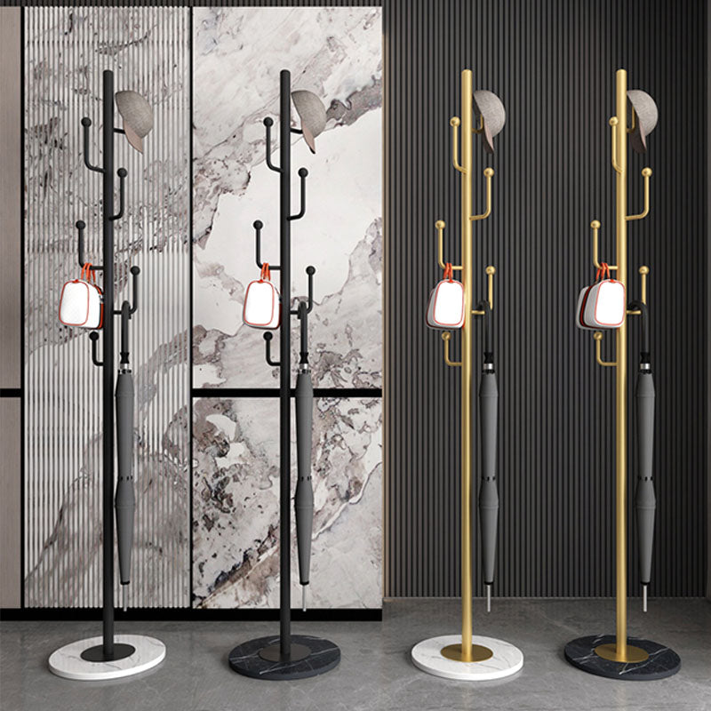 Glam Hall Stand Metal Hooks Included No Distressing Free Standing Rack Metal