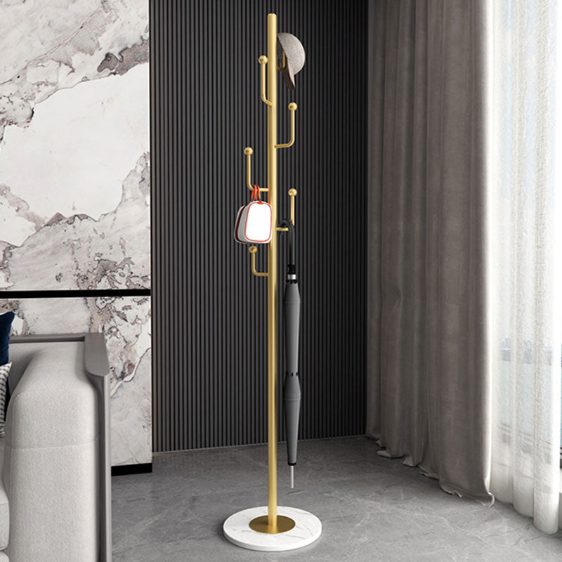 Glam Hall Stand Metal Hooks Included No Distressing Free Standing Rack Metal