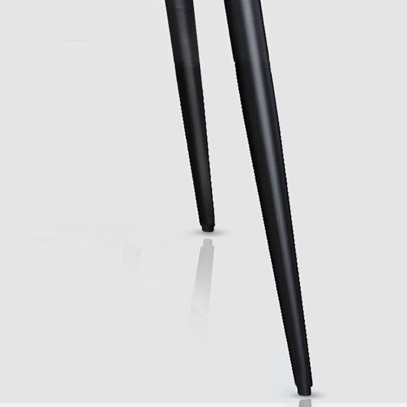 Stone Rectangle Industrial Table Standard Height Dining Room Table with 4 Legs