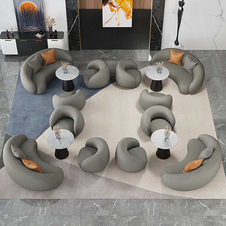 Black Metal Base Traditional Luxury Round Table Sintered Stone Dining Table with Pedestal
