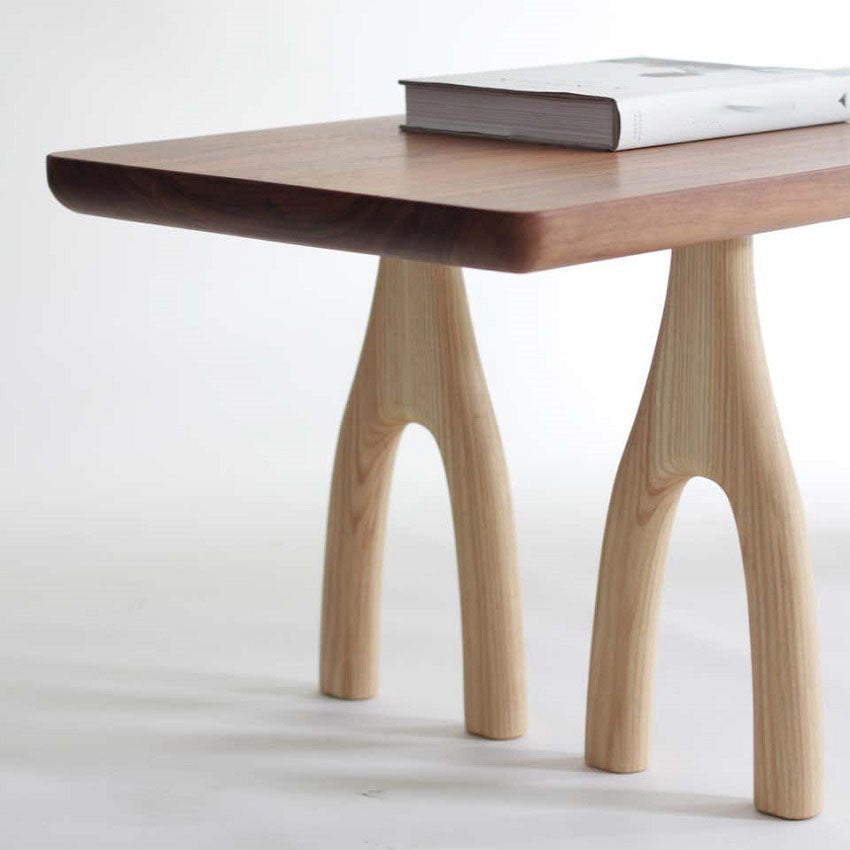 Rectangle Dining Table Solid Wood Modern Style Table for Home Kitchen