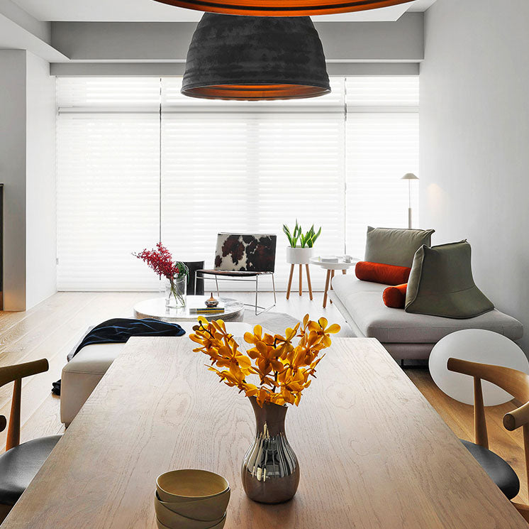 Industrial Style Dining Table Solid Wood Table for Home Kitchen