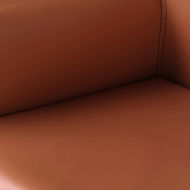 Upholstered Dining Chair Contemporary Faux Leather Dining Side Chair