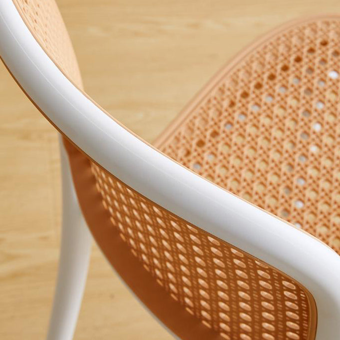 Scandinavian Counter Stool Plastic Furniture in Matte Finish for Indoor