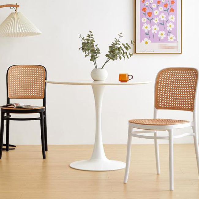 Scandinavian Counter Stool Plastic Furniture in Matte Finish for Indoor