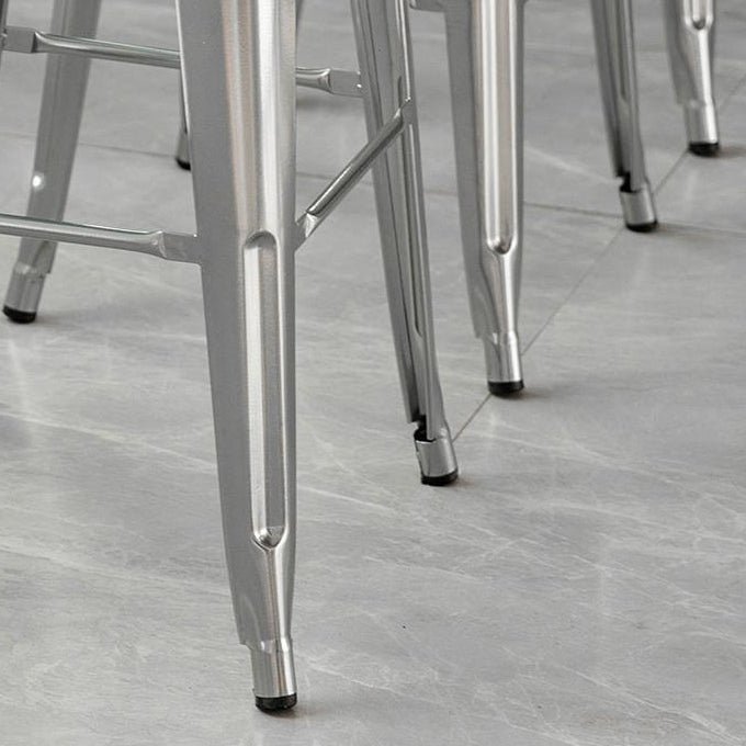 Industrial Metal Stool Metal Counter Stool in Matte Finish for Indoor