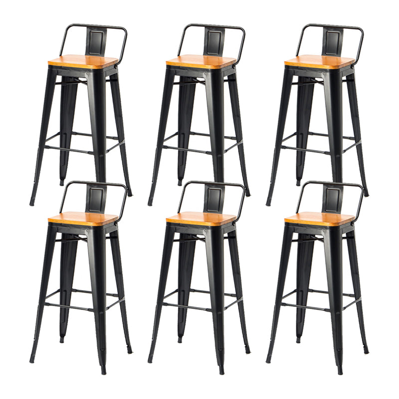 Industrial Metal Stool Metal Counter Stool in Matte Finish for Indoor