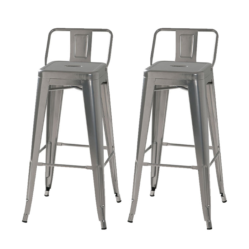 Industrial Metal Stool Metal Counter Stool in Matte Finish for Indoor