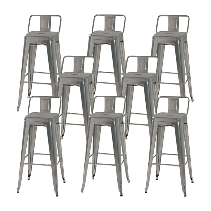 Industrial Metal Stool Metal Counter Stool in Matte Finish for Indoor