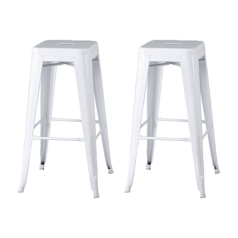 Industrial Metal Stool Metal Counter Stool in Matte Finish for Indoor