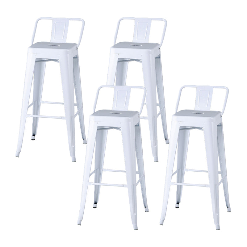 Industrial Metal Stool Metal Counter Stool in Matte Finish for Indoor