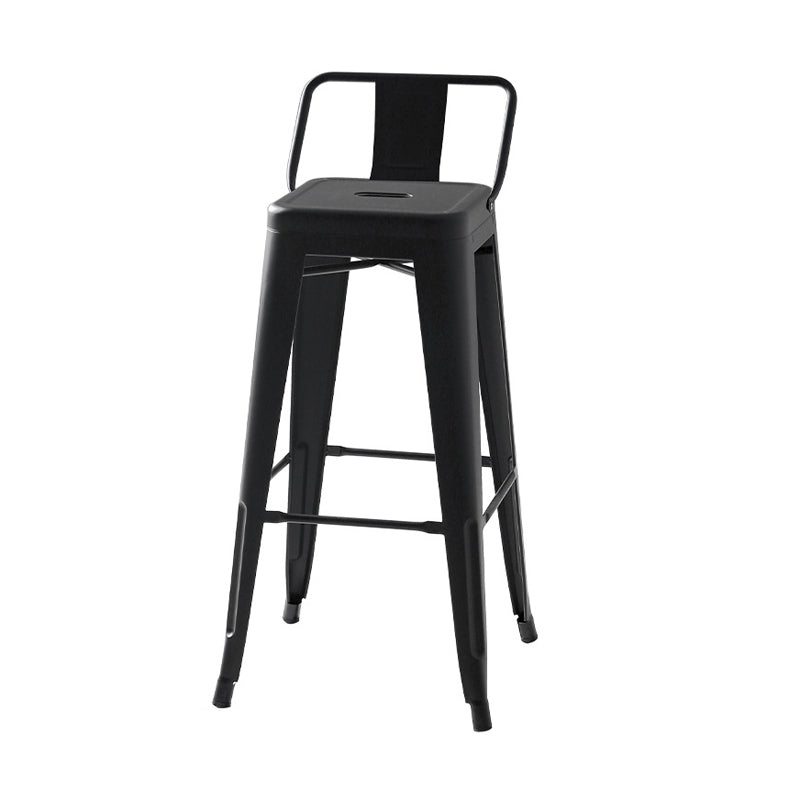 Industrial Metal Stool Metal Counter Stool in Matte Finish for Indoor