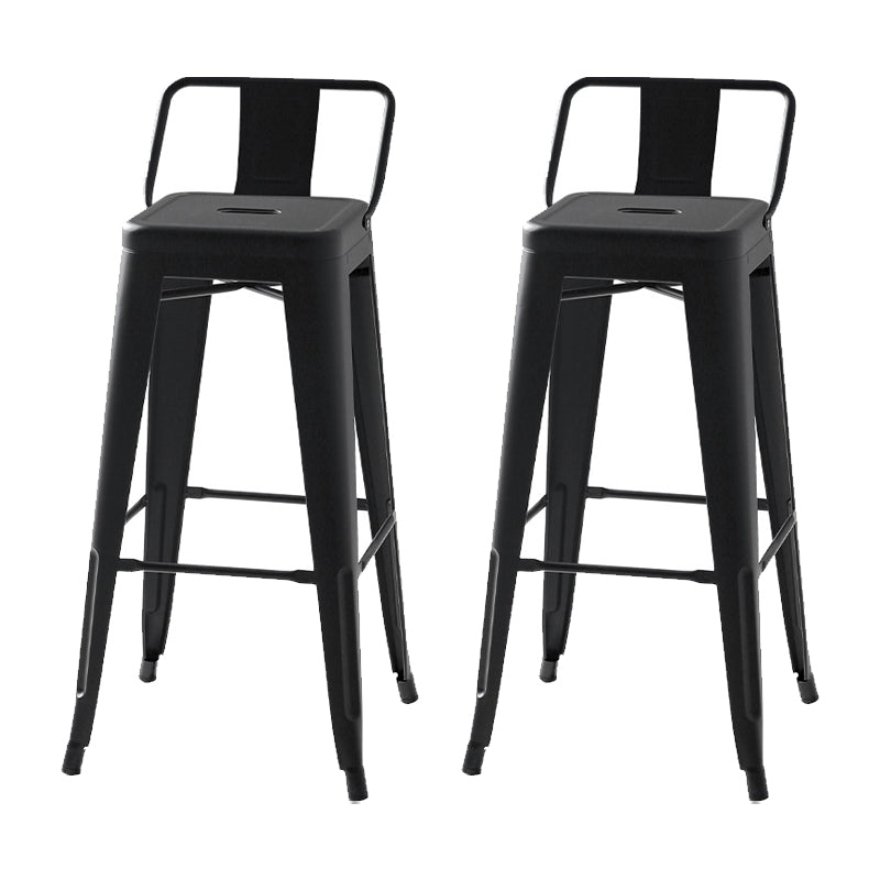 Industrial Metal Stool Metal Counter Stool in Matte Finish for Indoor