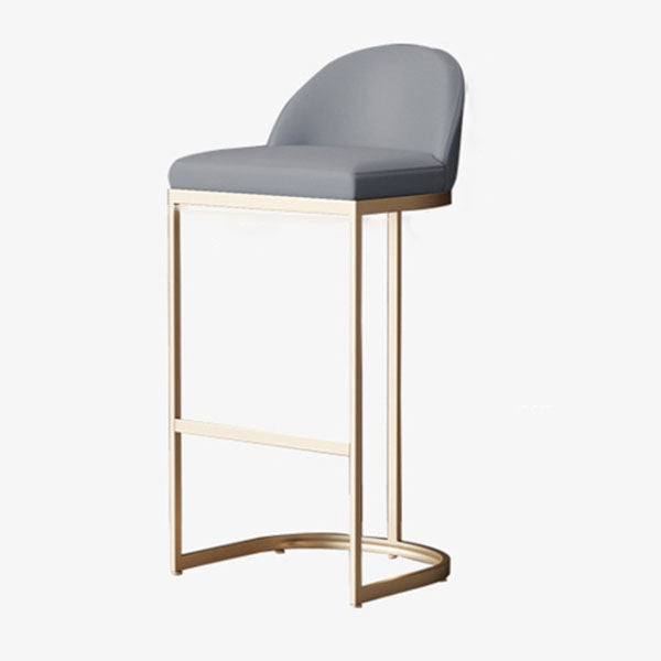 Glam 1/2/5 Pieces Bar Table Set Rectangle Stone Bar Table with Metal High Stools