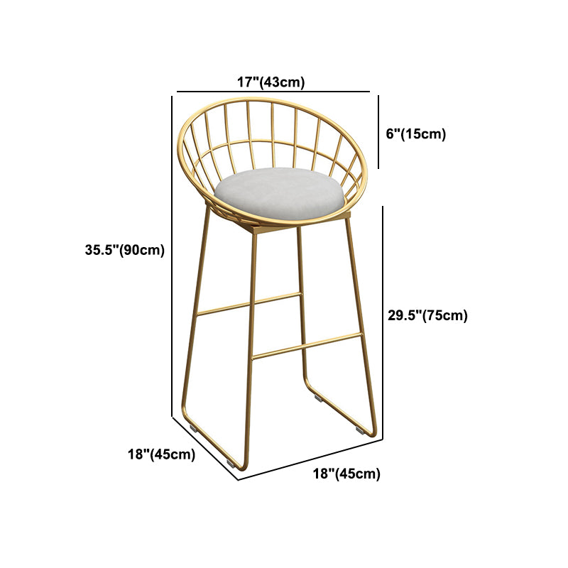 Glam Style 1/2/5/9 Pieces Bar Table Set Rectangle Bar Table with Metal High Stools