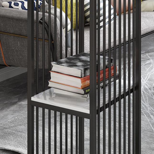 Modern 1/3 Pieces Bar Table Set Rectangle Stone Counter Table for Living Room