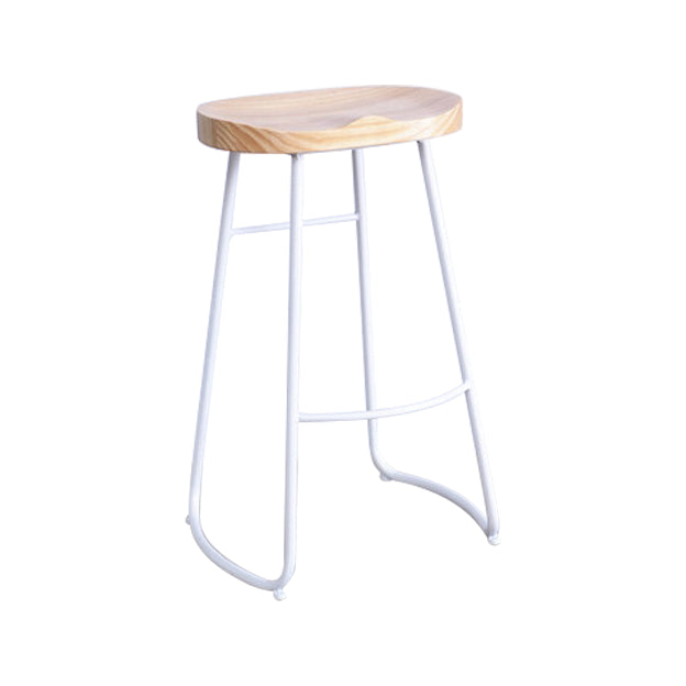 Modern Rectangular Pub Table Set 1/3 Pieces Wooden Counter Table with Backless Stools