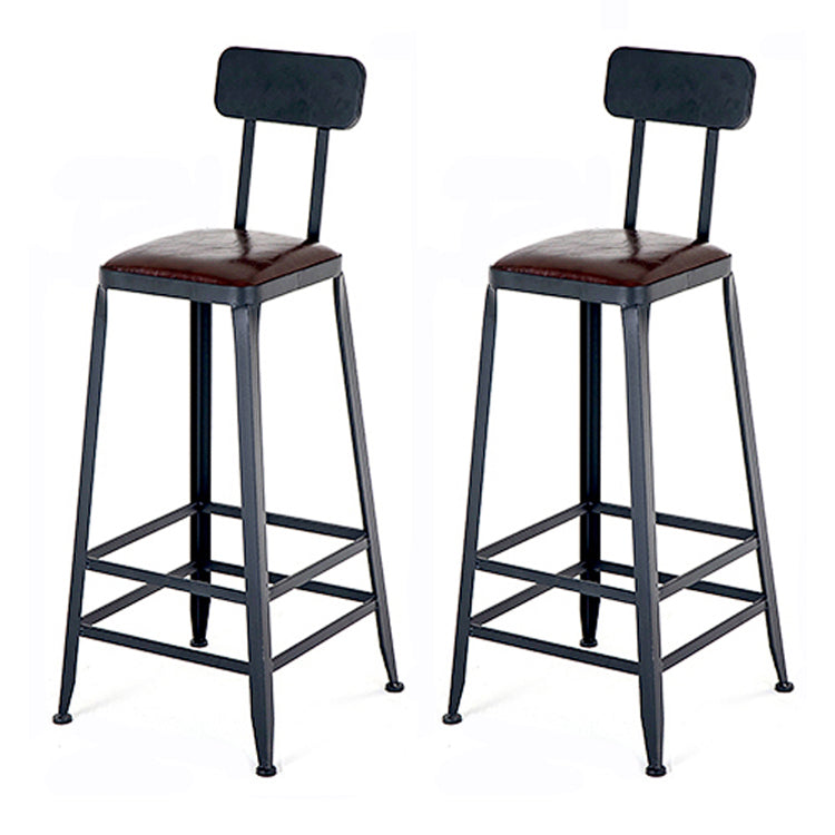 Industrial 1/2/4/7/9 Pieces Bar Table Set Rectangle Bar Table with High Wood Stools