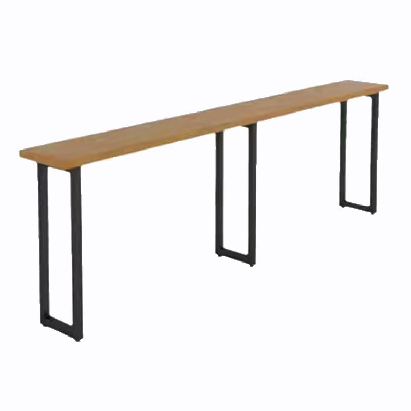 Modern Rectangular Pub Table Set 1/2/5/6 Pieces Wooden Counter Table with High Stools