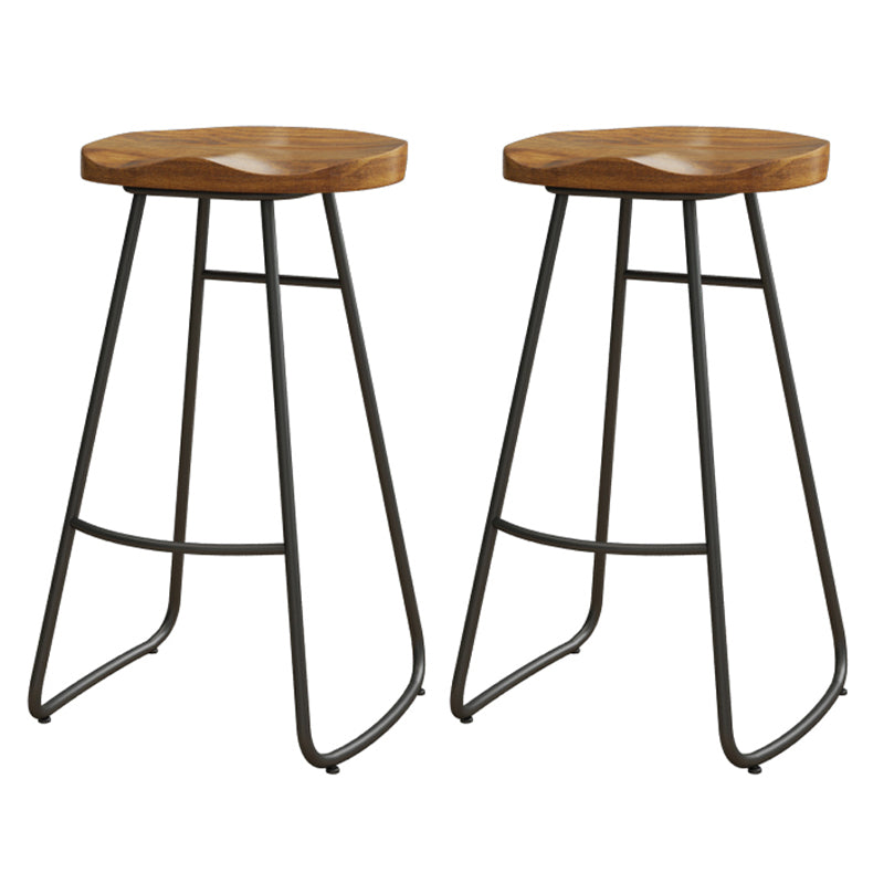 Modern Rectangular Pub Table Set 1/2/5/6 Pieces Wooden Counter Table with High Stools