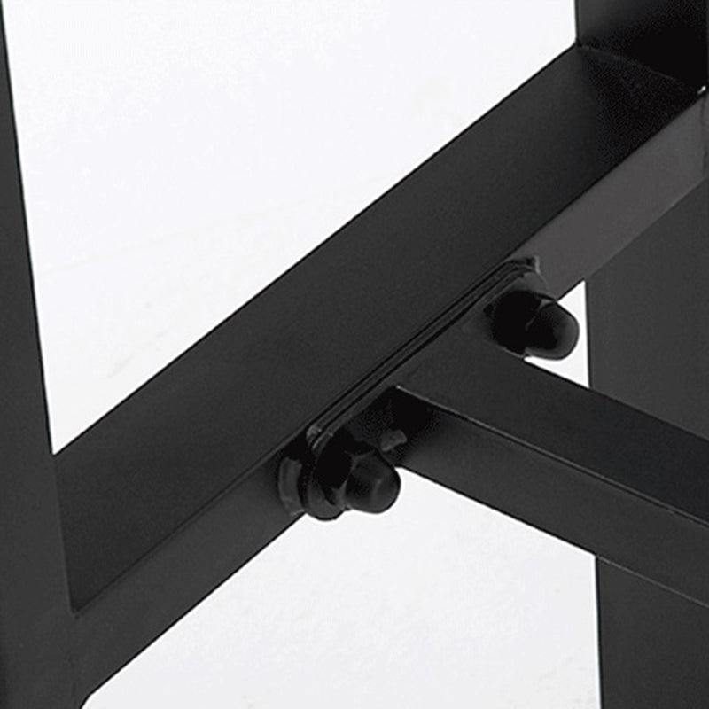 Rectangle Bar Counter Table Industrial  Bar Table with Metal Base