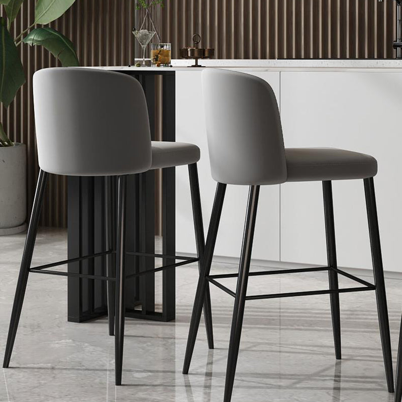 Rectangle Stone Bistro Table Contemporary Pub Table with Double Pedestal