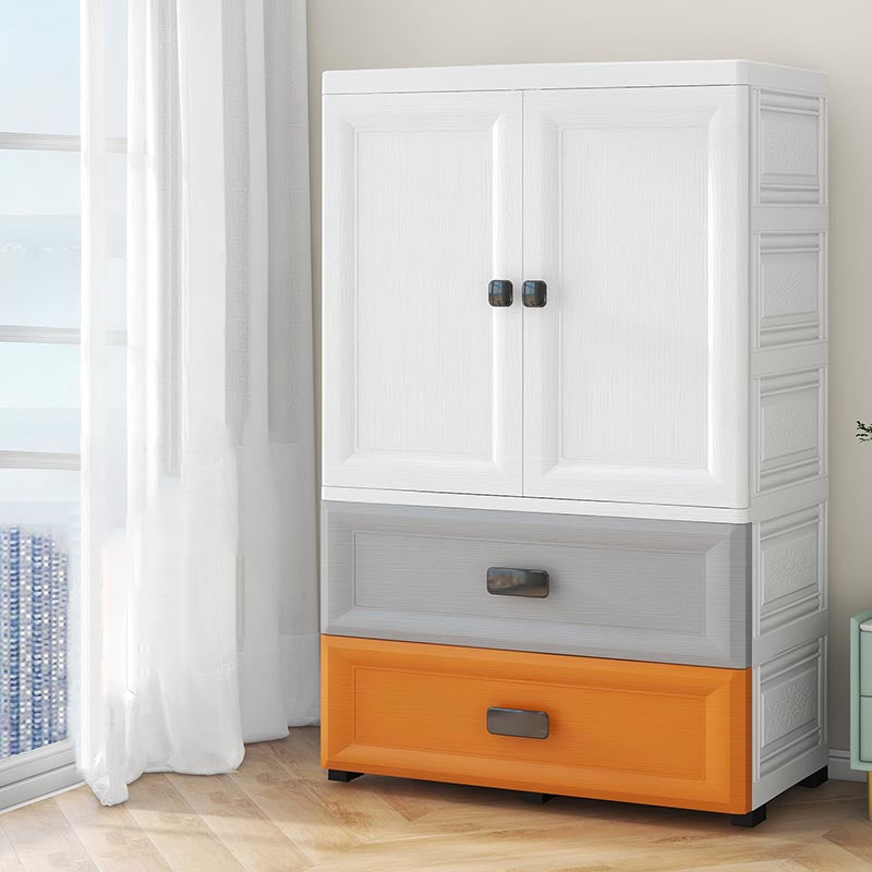 Contemporary Bathroom Wardrobe Plastic Wardrobe Closet with Legs