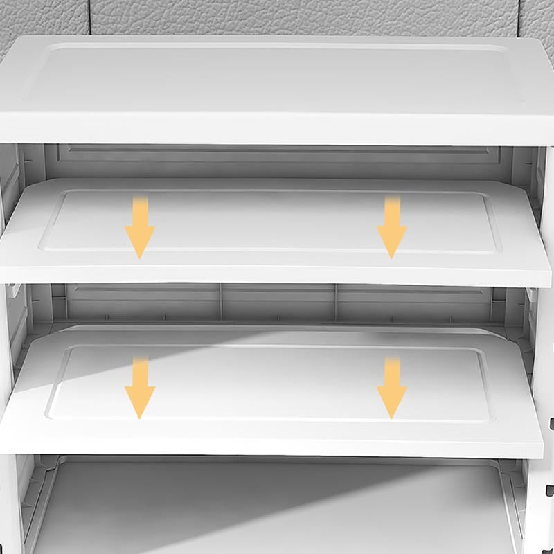 Contemporary Bathroom Wardrobe Plastic Wardrobe Closet with Legs