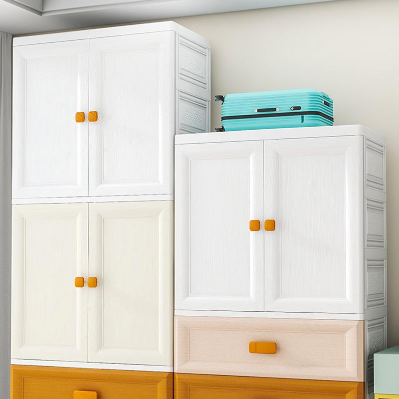 Contemporary Bathroom Wardrobe Plastic Wardrobe Closet with Legs