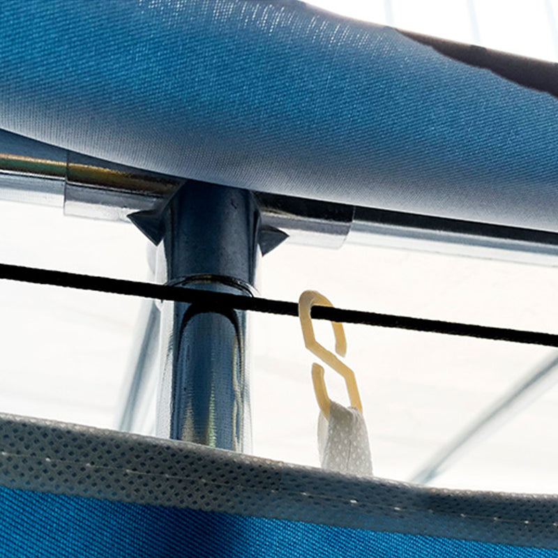 Modern Style Wardrobe Metal 2 Shelves Wardrobe Closet for Bedroom