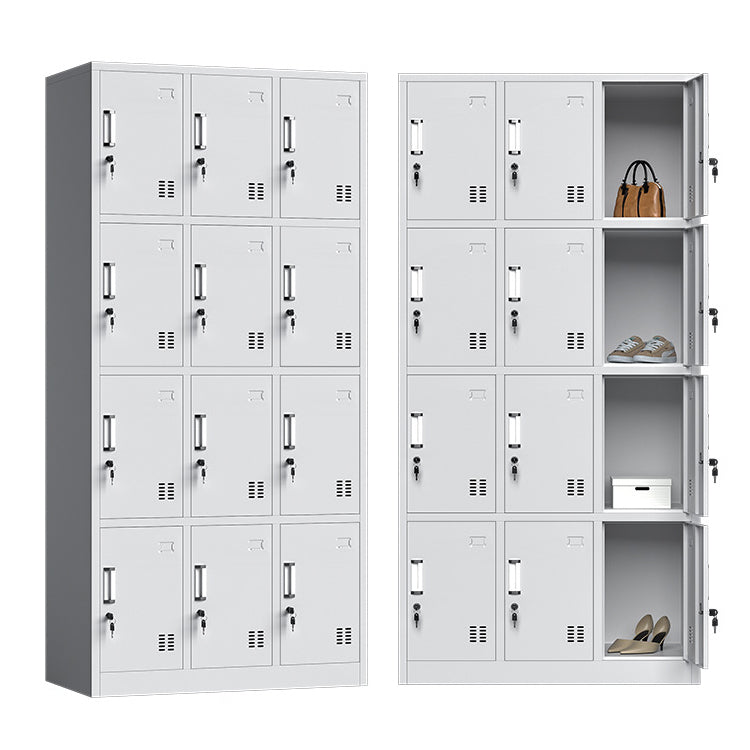 Modern Hinged Wardrobe Closet Metal Wardrobe Armoire for Bedroom