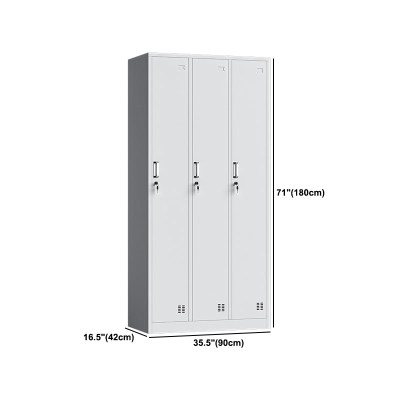 Modern Hinged Wardrobe Closet Metal Wardrobe Armoire for Bedroom