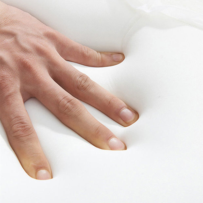 Modern PU Leather Pouf Chair Plain Cylinder Shape Tear Resistant Couch Ottoman