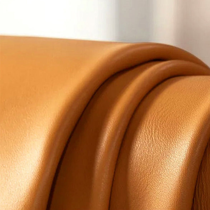 Modern PU Leather Pouf Chair Plain Cylinder Shape Tear Resistant Couch Ottoman