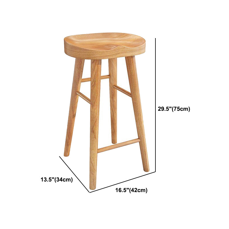 Modern 1/9 Pieces Bar Table Set Rectangle Pine Wood Counter Table with Stools for Cafe