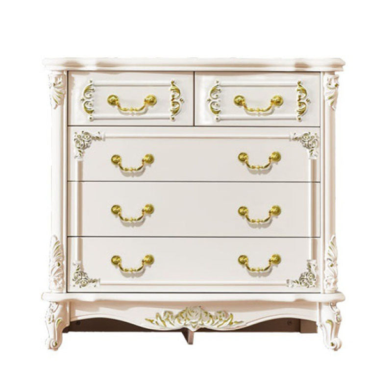 17.55-inch Width Storage Chest Traditional Dresser with 3/5/6 Drawers