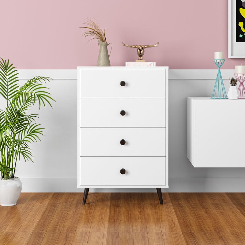 Contemporary Storage Chest Artificial Wood Dresser with 3/4/5 Drawers