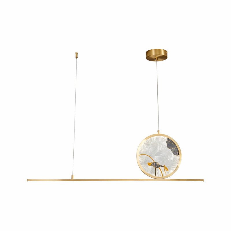 Modern Pendant Lighting for Kitchen Island Linear Island Pendant Lights Metal 2-Light