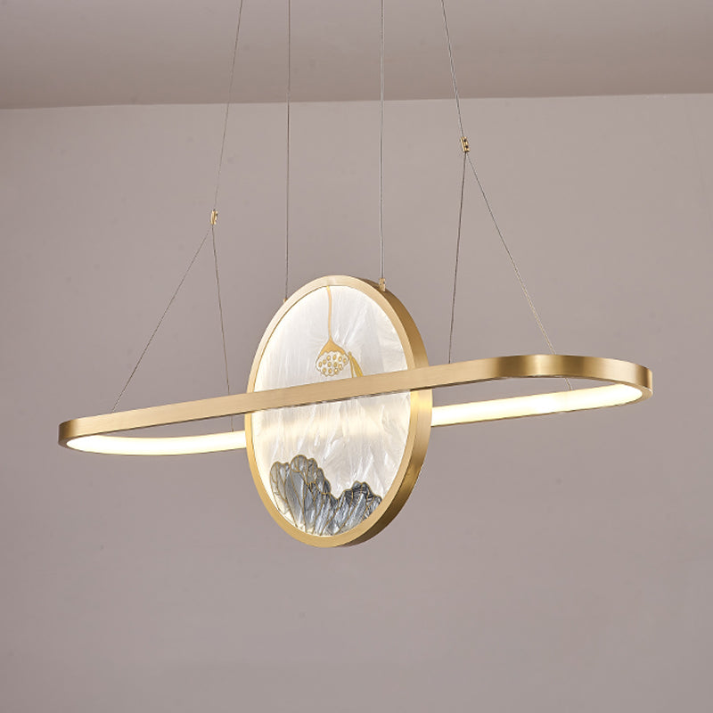 Contemporary Kitchen Pendant Lights Geometric Metal 2 Light Island Lighting Ideas