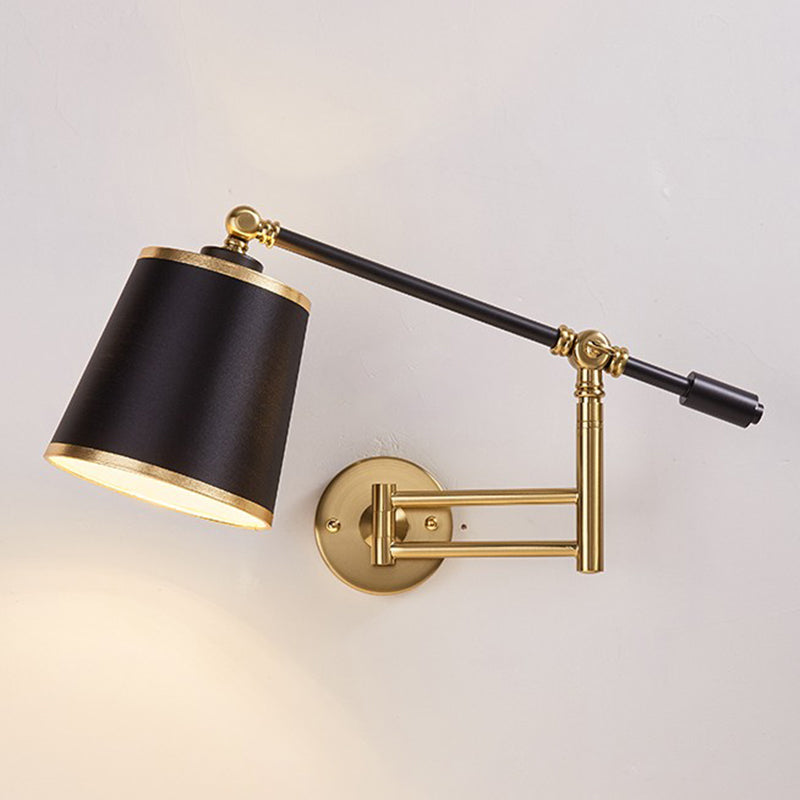 1 Light Cylinder Wall Mounted Light Fixture Modern Style Metal Wall Lighting Ideas Lights
