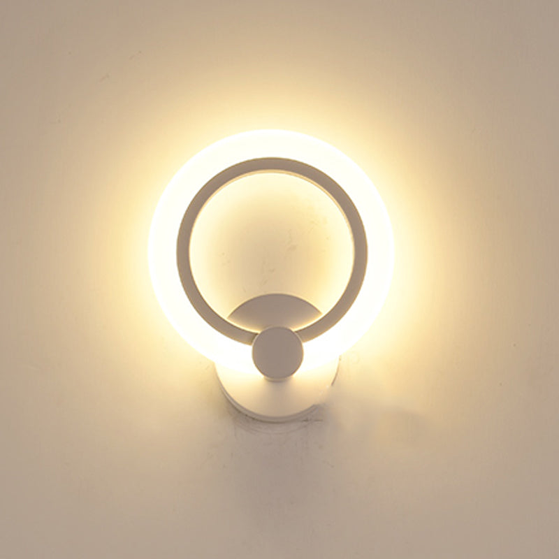 Modern Style Geometric Sconce Light Fixtures Metal 1 Light Wall Mounted Lighting